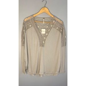 Free People Lola Ling Sleeve Top NWT